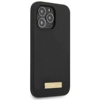 Guess GUHMP13XSPLK iPhone 13 Pro Max 6.7" black/black hard case Silicone Logo Plate MagSafe