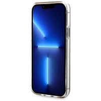 Guess Set Guess GUBPP12MH4EACSW Case+ Charger iPhone 12/12 Pro brown/brown hard case 4G Print MagSafe