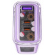 Acefast charger GaN 65W 3 ports (1xUSB, 2xUSB C) purple (A45)