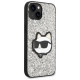 Karl Lagerfeld KLHCP14MG2CPS iPhone 14 Plus 6.7" silver/silver hardcase Glitter Choupette Patch