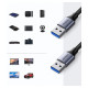 Ugreen cable USB cable - USB 3.0 5Gb/s 0.5m gray (US373)