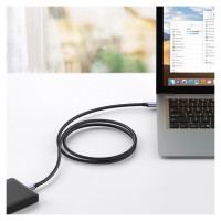 Ugreen cable USB cable - USB 3.0 5Gb/s 0.5m gray (US373)