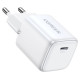 Ugreen GaN USB C 30W PD Ugreen Nexode Mini fast charger - white