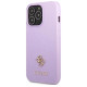 Guess GUHCP13LPS4MU iPhone 13 Pro / 13 6.1" purple/purple hardcase Saffiano 4G Small Metal Logo