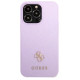 Guess GUHCP13LPS4MU iPhone 13 Pro / 13 6.1" purple/purple hardcase Saffiano 4G Small Metal Logo