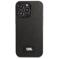 Karl Lagerfeld KLHCP13LSFMP2K iPhone 13 Pro / 13 6.1" hardcase black/black Saffiano Plaque