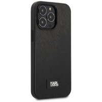 Karl Lagerfeld KLHCP13LSFMP2K iPhone 13 Pro / 13 6.1" hardcase black/black Saffiano Plaque