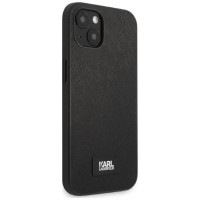 Karl Lagerfeld KLHCP13SSFMP2K iPhone 13 mini 5.4" hardcase black/black Saffiano Plaque