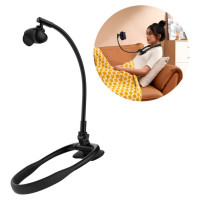 Baseus ComfortJoy Series universal neck mount, phone stand black (LUGB000001)