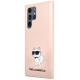 Karl Lagerfeld KLHCS23LSNCHBCP S23 Ultra S918 hardcase pink/pink Silicone Choupette