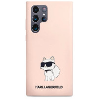 Karl Lagerfeld KLHCS23LSNCHBCP S23 Ultra S918 hardcase pink/pink Silicone Choupette