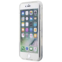 Karl Lagerfeld KLHCI8LNHCCS iPhone 7/8/ SE 2020/2022 silver/silver hardcase Glitter Choupette Head