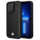 BMW Case BMW BMHMP14L22RFGK iPhone 14 Pro 6.1" black/black Leather Diamond Pattern MagSafe