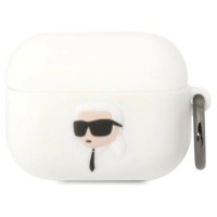Karl Lagerfeld KLAPRUNIKH AirPods Pro cover white/white Silicone Karl Head 3D