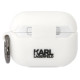 Karl Lagerfeld KLAPRUNIKH AirPods Pro cover white/white Silicone Karl Head 3D