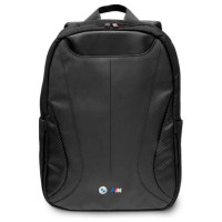 BMW Carbon&Leather Tricolor backpack for a 16" laptop - black