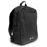 BMW Carbon&Leather Tricolor backpack for a 16" laptop - black
