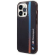 BMW Case BMW BMHCP14X22HVGV iPhone 14 Pro Max 6.7" black/black IML Tricolor Stripe