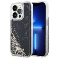 Guess GUHCP14LLCSGSGK iPhone 14 Pro 6.1" black/black hardcase Liquid Glitter Marble