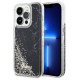 Guess GUHCP14LLCSGSGK iPhone 14 Pro 6.1" black/black hardcase Liquid Glitter Marble