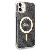 Guess GUHMN61H4STK iPhone 11 6.1" black/black hardcase 4G MagSafe