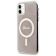 Guess GUHMN61H4STP iPhone 11 6.1" pink/pink hardcase 4G MagSafe