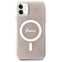 Guess GUHMN61H4STP iPhone 11 6.1" pink/pink hardcase 4G MagSafe