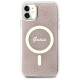 Guess GUHMN61H4STP iPhone 11 6.1" pink/pink hardcase 4G MagSafe