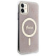 Guess GUHMN61H4STP iPhone 11 6.1" pink/pink hardcase 4G MagSafe