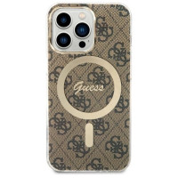 Guess GUHMP13LH4STW iPhone 13 Pro / 13 6.1" brown/brown hardcase 4G MagSafe