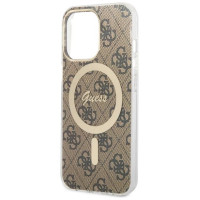 Guess GUHMP13LH4STW iPhone 13 Pro / 13 6.1" brown/brown hardcase 4G MagSafe