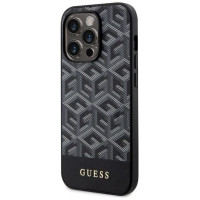 Guess GUHMP14XHGCFSEK iPhone 14 Pro Max 6.7" black/black hardcase GCube Stripes MagSafe