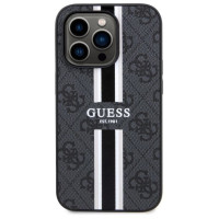 Guess GUHMP14LP4RPSK iPhone 14 Pro 6.1" black/black hardcase 4G Printed Stripes MagSafe