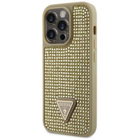 Guess GUHCP14LHDGTPD iPhone 14 Pro 6.1" gold/gold hardcase Rhinestone Triangle