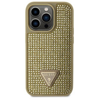 Guess GUHCP14LHDGTPD iPhone 14 Pro 6.1" gold/gold hardcase Rhinestone Triangle