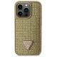 Guess GUHCP14LHDGTPD iPhone 14 Pro 6.1" gold/gold hardcase Rhinestone Triangle
