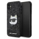 Karl Lagerfeld KLHCN61G2CPK iPhone 11 / Xr 6.1" black/black hardcase Glitter Choupette Patch
