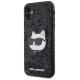 Karl Lagerfeld KLHCN61G2CPK iPhone 11 / Xr 6.1" black/black hardcase Glitter Choupette Patch