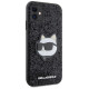 Karl Lagerfeld KLHCN61G2CPK iPhone 11 / Xr 6.1" black/black hardcase Glitter Choupette Patch