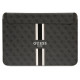 Guess 4G Printed Stripes cover for a 16" laptop - black