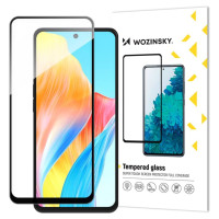 Wozinsky Durable Wozinsky Full Glue Full Screen Tempered Glass with Frame for Oppo A98 5G - Black