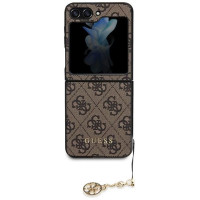 Guess 4G Charms Collection case for Samsung Galaxy Z Flip 5 - brown