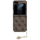 Guess 4G Charms Collection case for Samsung Galaxy Z Flip 5 - brown
