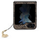 Guess 4G Charms Collection case for Samsung Galaxy Z Flip 5 - brown