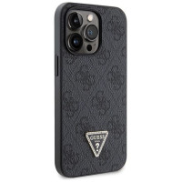 Guess GUHCP13LP4TDSCPK Case for iPhone 13 Pro / 13 - Black Crossbody 4G Metal Logo