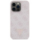 Guess GUHCP13LP4TDSCPP case for iPhone 13 Pro / 13 - pink Crossbody 4G Metal Logo