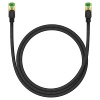 Baseus fast RJ45 cat. network cable. 8 40Gbps 1m braided black