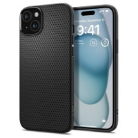 Spigen Liquid Air iPhone 15 Case - Matte Black