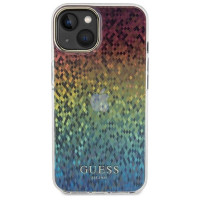 Guess IML Faceted Mirror Disco Iridescent case for iPhone 15 - multicolored
