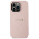Guess GUHMP13LPSAHMCP case for iPhone 13 Pro / 13 - pink Saffiano MagSafe